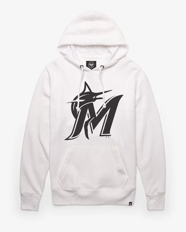 Moisture - wicking men sweatshirt for workouts MIAMI MARLINS IMPRINT '47 HEADLINE HOOD Moisture - wicking men sweatshirt for workouts MIAMI MARLINS IMPRINT '47 HEADLINE HOOD