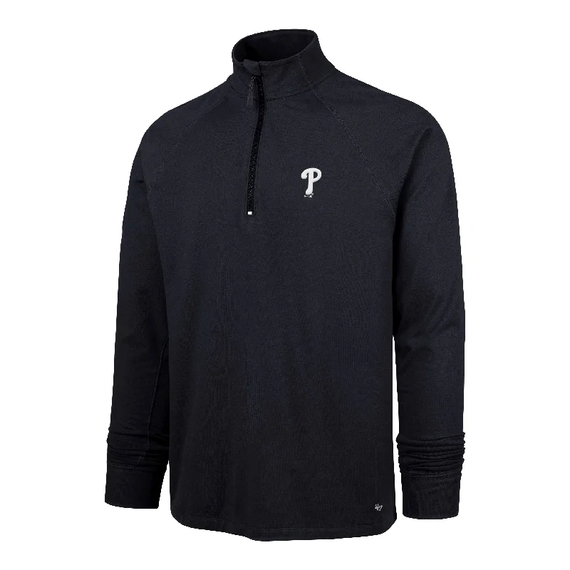 Zip - up men sweatshirt for easy on - and - off PHILADELPHIA PHILLIES IMPRINT '47 FORWARD 1/4 ZIP Zip - up men sweatshirt for easy on - and - off PHILADELPHIA PHILLIES IMPRINT '47 FORWARD 1/4 ZIP