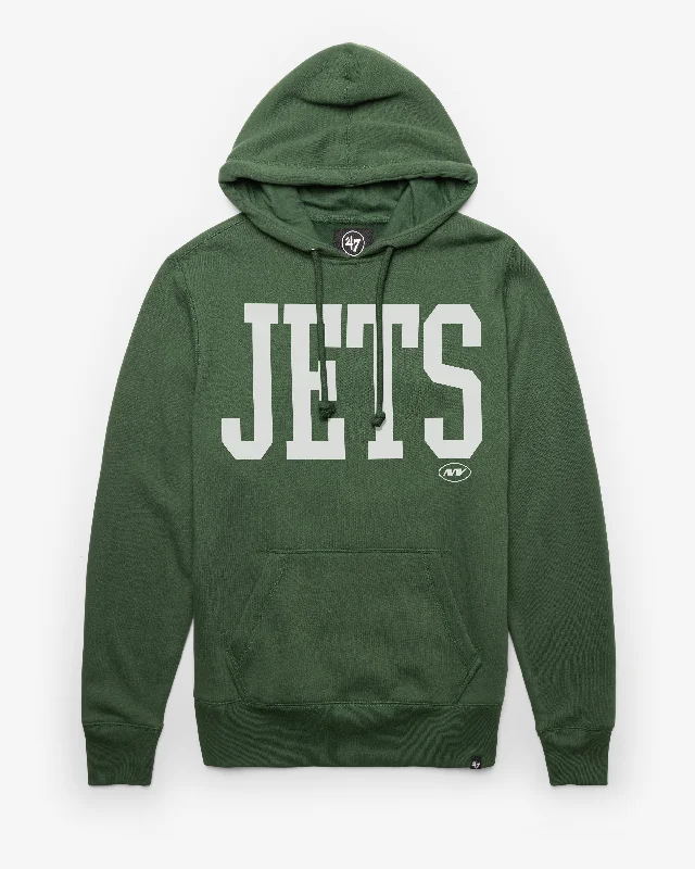Fleece - lined men sweatshirt for extra warmth in winter NEW YORK JETS DIME '47 HEADLINE HOOD Fleece - lined men sweatshirt for extra warmth in winter NEW YORK JETS DIME '47 HEADLINE HOOD