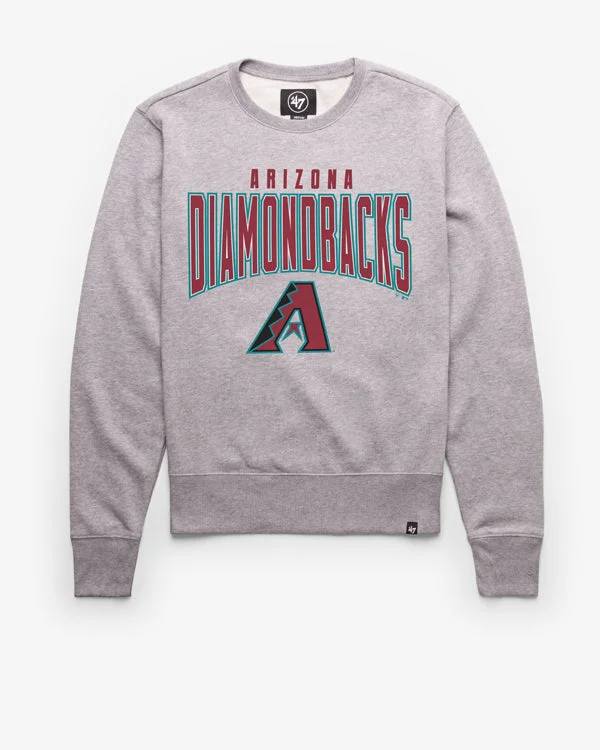 Solid - color men sweatshirt in classic navy blue ARIZONA DIAMONDBACKS TEAM ELEMENTS ARCH '47 HEADLINE CREW Solid - color men sweatshirt in classic navy blue ARIZONA DIAMONDBACKS TEAM ELEMENTS ARCH '47 HEADLINE CREW
