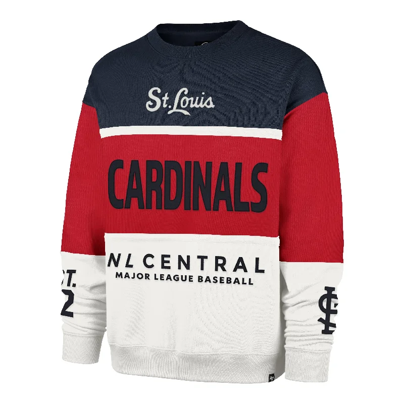 Christmas - themed men sweatshirt for the holiday season ST. LOUIS CARDINALS ON FIVE '47 MAXIMALIST CREW Christmas - themed men sweatshirt for the holiday season ST. LOUIS CARDINALS ON FIVE '47 MAXIMALIST CREW