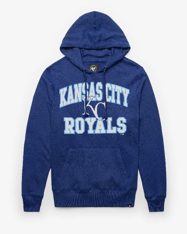 V - neck men sweatshirt for a unique look KANSAS CITY ROYALS VELOCITY '47 HEADLINE HOOD V - neck men sweatshirt for a unique look KANSAS CITY ROYALS VELOCITY '47 HEADLINE HOOD