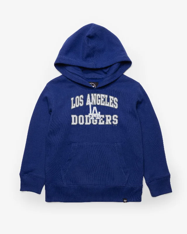 Slim - fit men sweatshirt to show off your physique LOS ANGELES DODGERS VELOCITY '47 HEADLINE HOOD KIDS