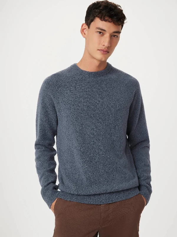   The Seawool® Boucle Sweater in Vintage Indigo