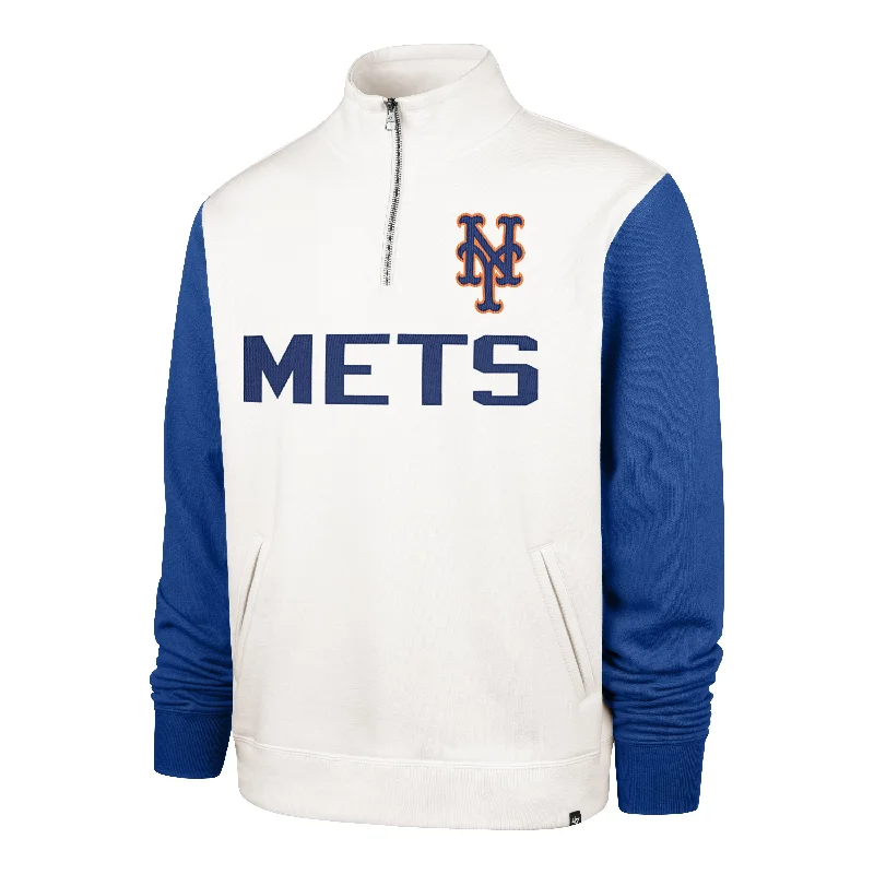 Men sweatshirt with a pocket for convenience NEW YORK METS WINNING STREAK '47 1/4 ZIP