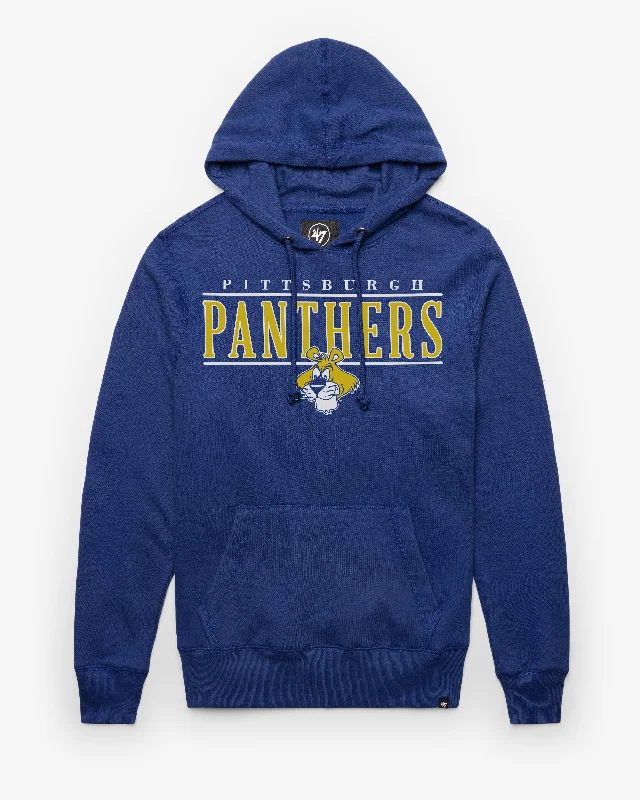 Organic cotton men sweatshirt for eco - conscious buyers PITTSBURGH PANTHERS VINTAGE CITY LINE '47 HEADLINE HOOD Organic cotton men sweatshirt for eco - conscious buyers PITTSBURGH PANTHERS VINTAGE CITY LINE '47 HEADLINE HOOD