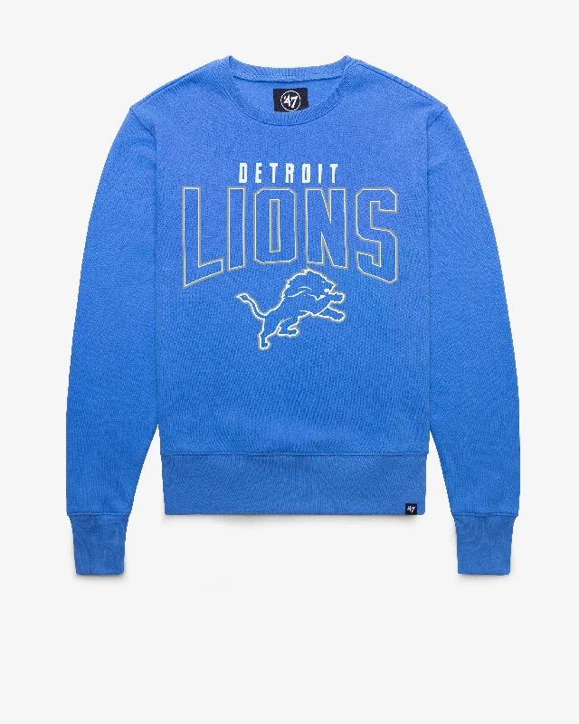 Striped men sweatshirt with a nautical theme DETROIT LIONS TEAM ELEMENTS ARCH '47 HEADLINE CREW Striped men sweatshirt with a nautical theme DETROIT LIONS TEAM ELEMENTS ARCH '47 HEADLINE CREW
