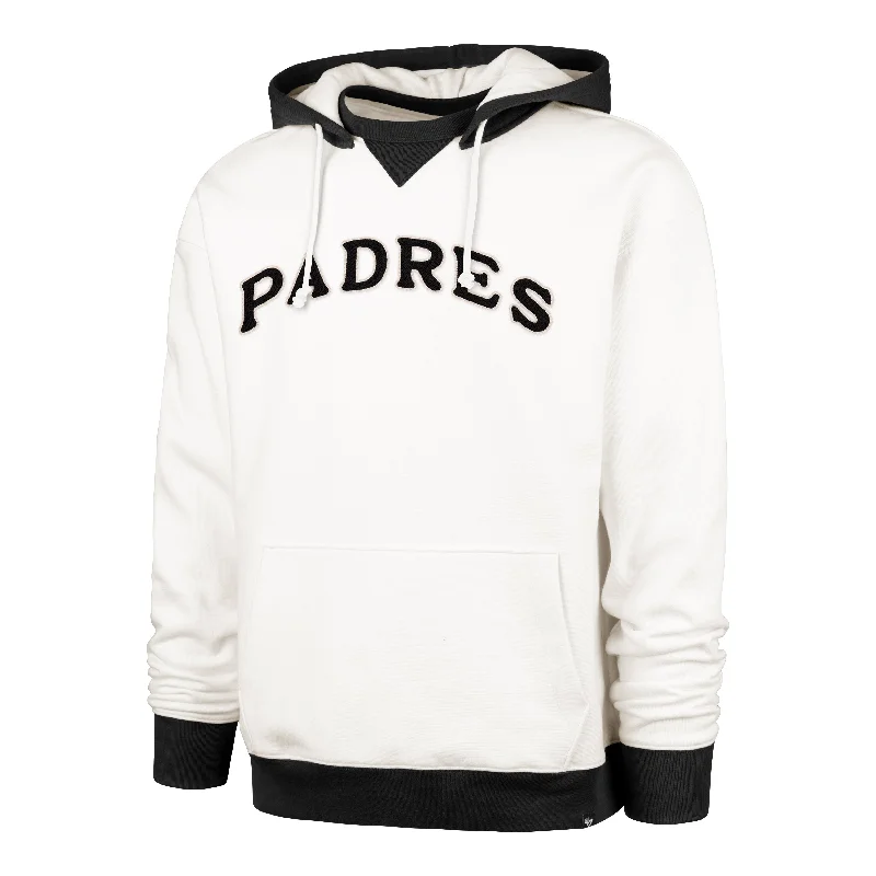 Luxury men sweatshirt made from high - end materials SAN DIEGO PADRES COOPERSTOWN WORDMARK '47 ORIGINAL HOOD Luxury men sweatshirt made from high - end materials SAN DIEGO PADRES COOPERSTOWN WORDMARK '47 ORIGINAL HOOD