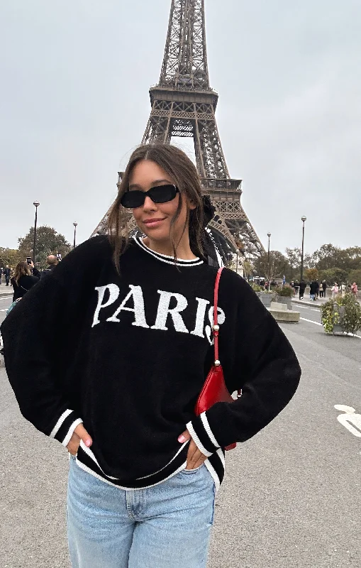   Adventure Sweater ~ Paris Graphic Knit