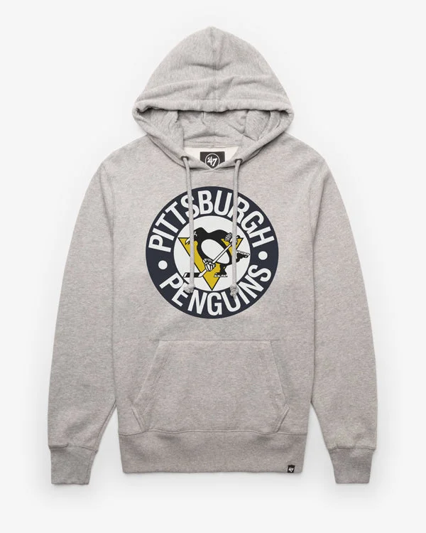 V - neck men sweatshirt for a unique look PITTSBURGH PENGUINS VINTAGE IMPRINT '47 HEADLINE HOOD V - neck men sweatshirt for a unique look PITTSBURGH PENGUINS VINTAGE IMPRINT '47 HEADLINE HOOD