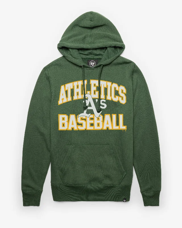 Fleece - lined men sweatshirt for extra warmth in winter ATHLETICS BASEBALL VELOCITY '47 HEADLINE HOOD Fleece - lined men sweatshirt for extra warmth in winter ATHLETICS BASEBALL VELOCITY '47 HEADLINE HOOD