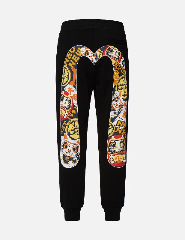 EVISU Squad Daicock Print Sweatpants