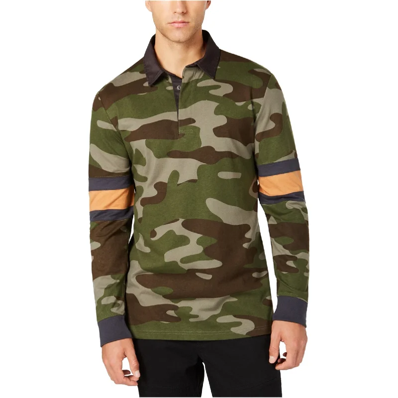 American Rag Mens Camo Rugby Polo Shirt