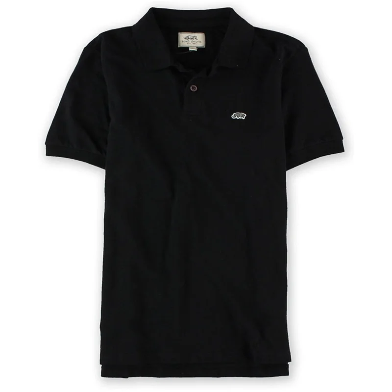 Ecko Unltd. Mens Wall Burner Rhino Patch Rugby Polo Shirt