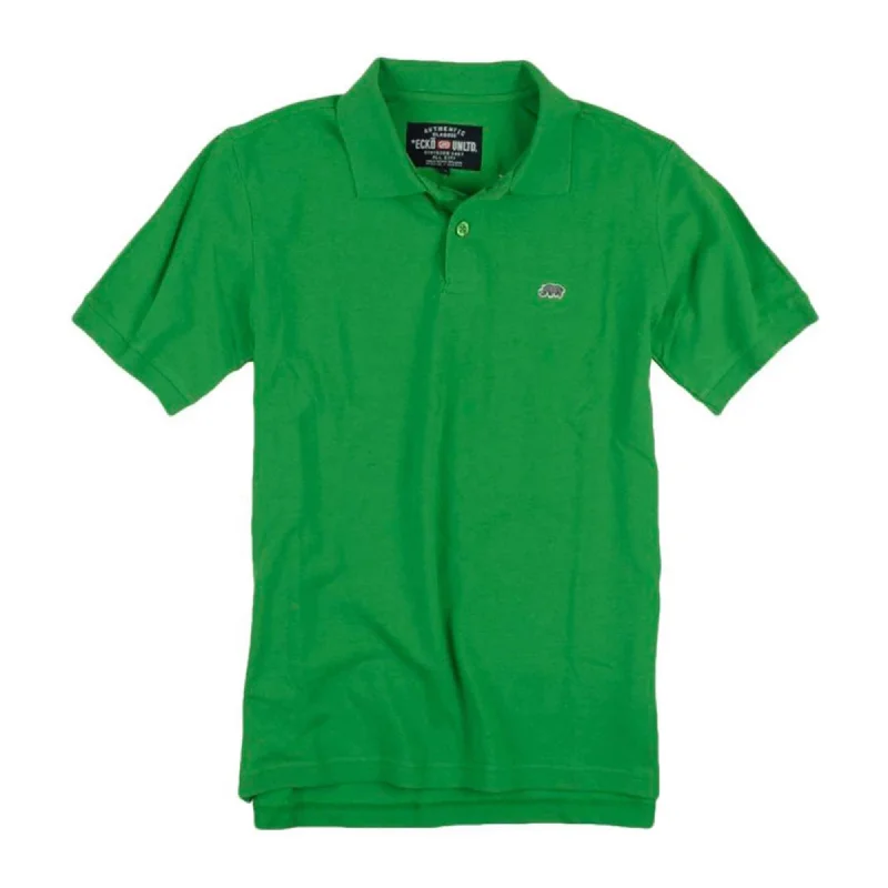 Ecko Unltd. Mens Wallburner Solid Color Rugby Polo Shirt