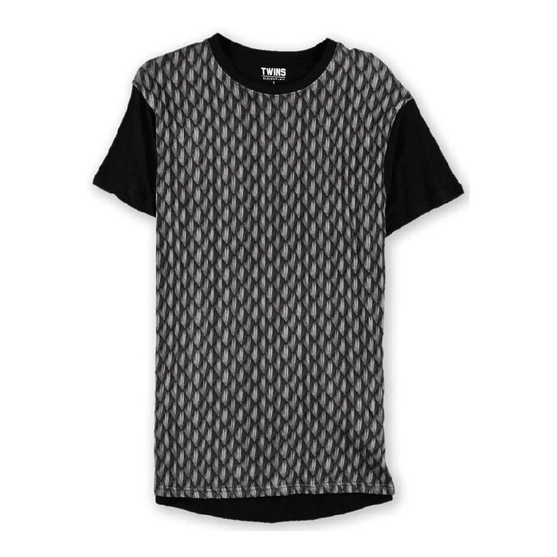 Elevenparis Mens Eca Twintee Basic T-Shirt, Black, Small