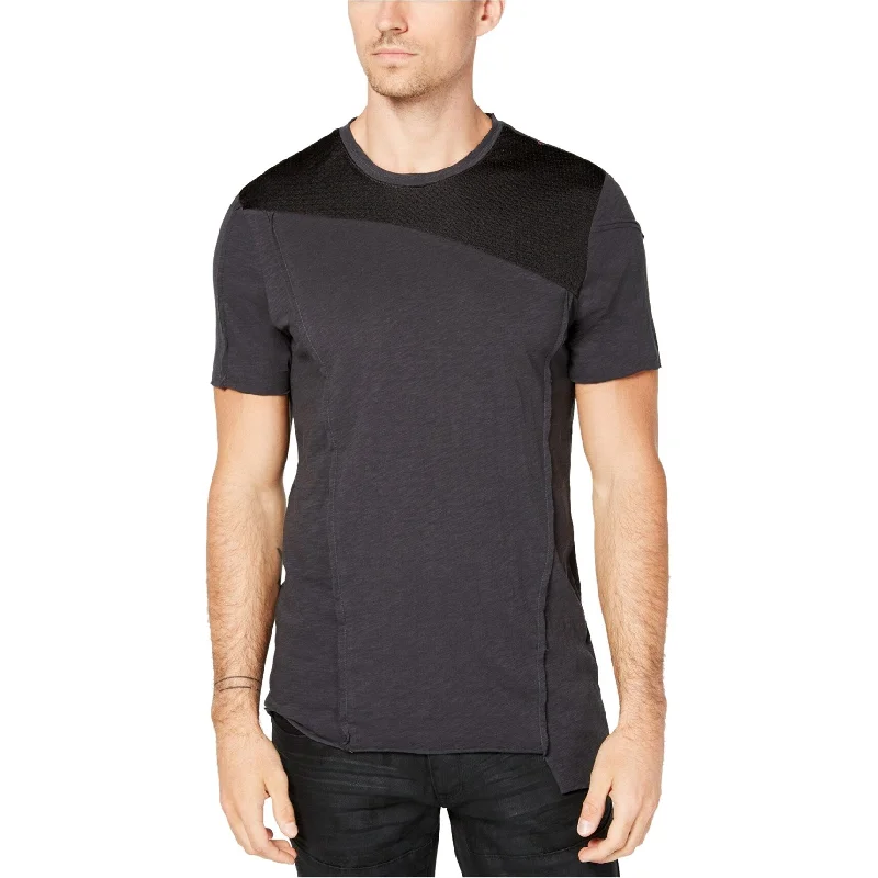 I-N-C Mens Marled Knit Basic T-Shirt