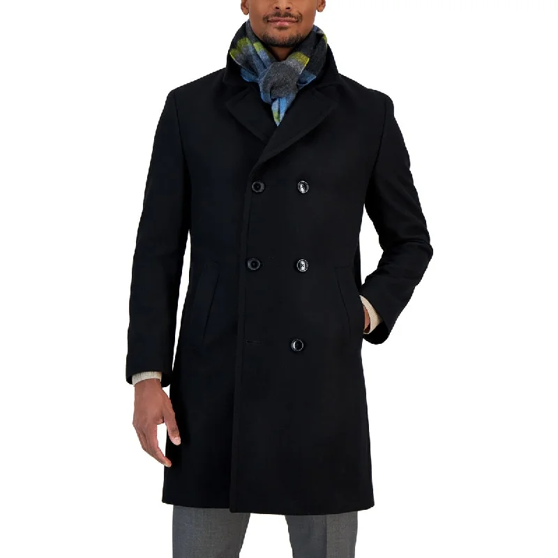 Nautica Mens Overv Wool Pea Coat