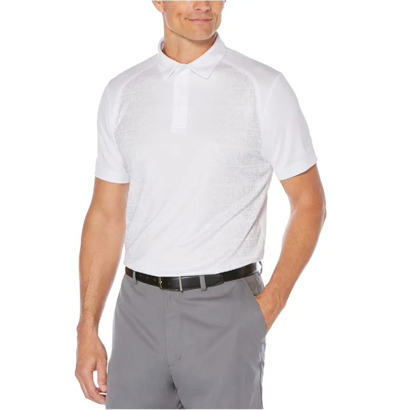 Pga Tour Mens Performance Rugby Polo Shirt