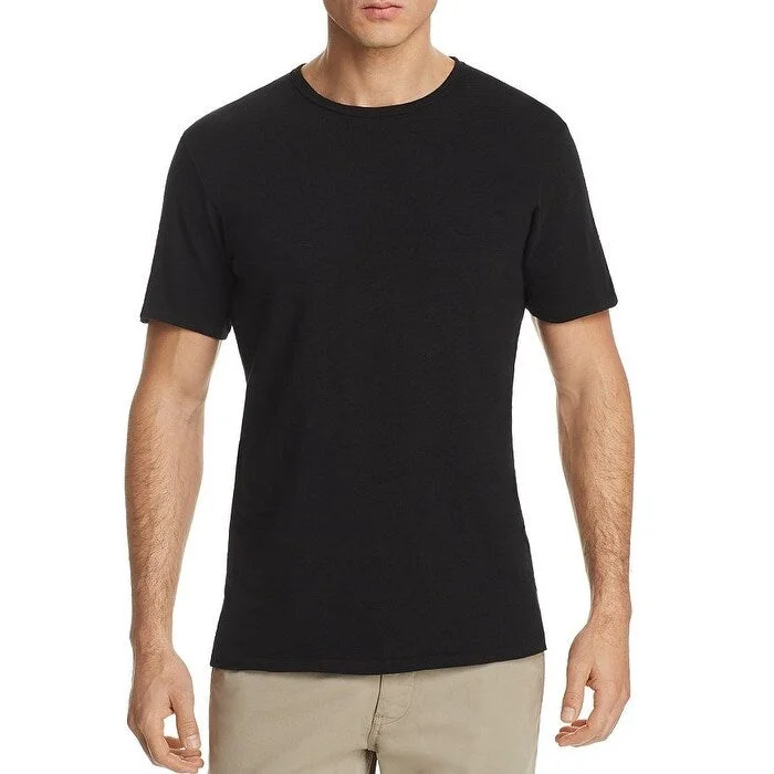 Rag & Bone Standard Issue Men's Short Sleeve Classic T-Shirt, Jet Black