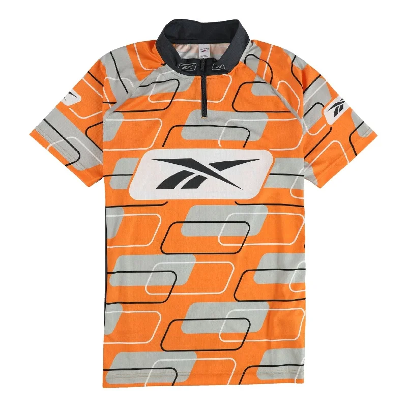 Reebok Mens Classic Vector Premier Graphic T-Shirt, Orange, Medium