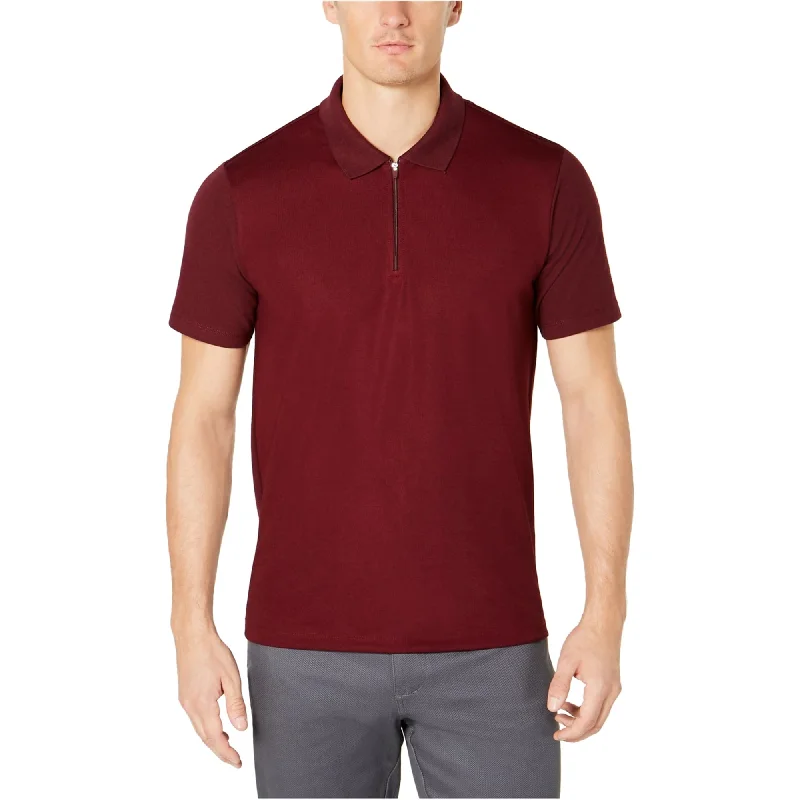 Ryan Seacrest Mens Pique Rugby Polo Shirt