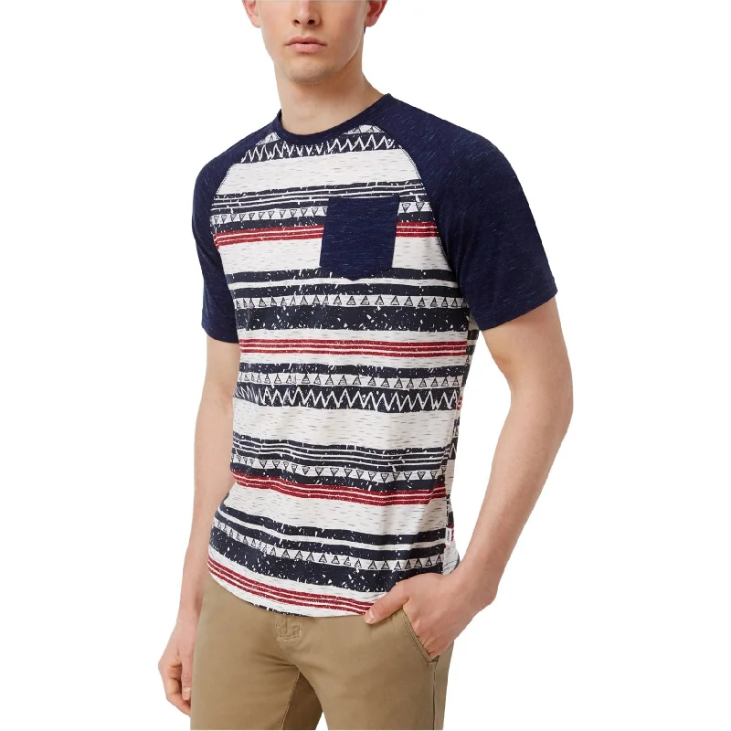 Univibe Mens Brobama Geometric Basic T-Shirt