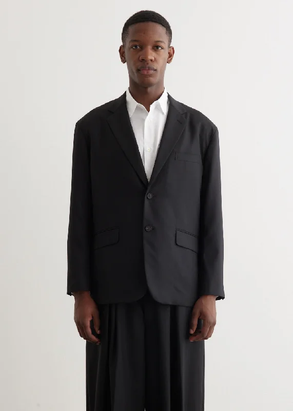 Wool Serge 2 Button Jacket