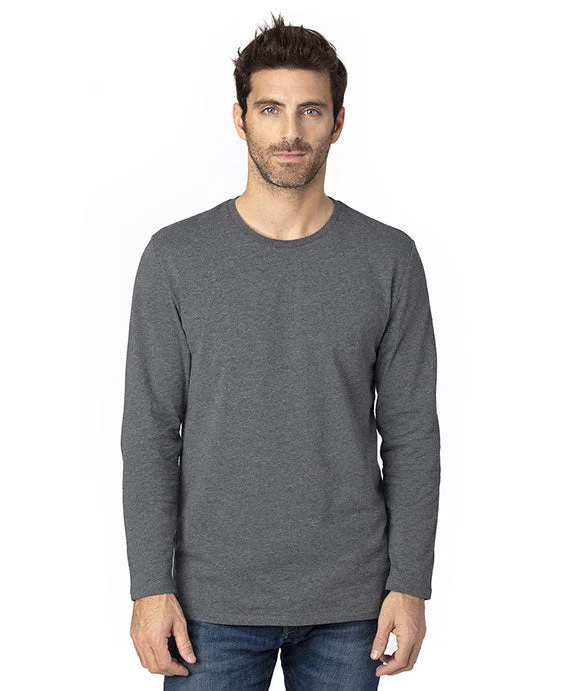 100LS - Threadfast Apparel Unisex Ultimate Long-Sleeve T-Shirt | Charcoal Heather