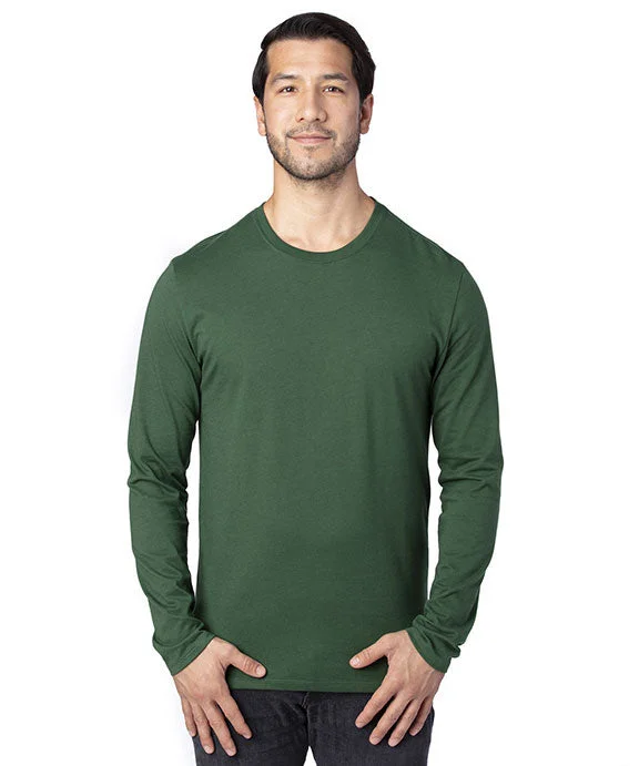 100LS - Threadfast Apparel Unisex Ultimate Long-Sleeve T-Shirt | Forest Green