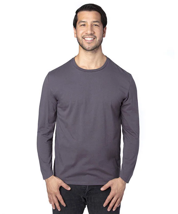 100LS - Threadfast Apparel Unisex Ultimate Long-Sleeve T-Shirt | Graphite