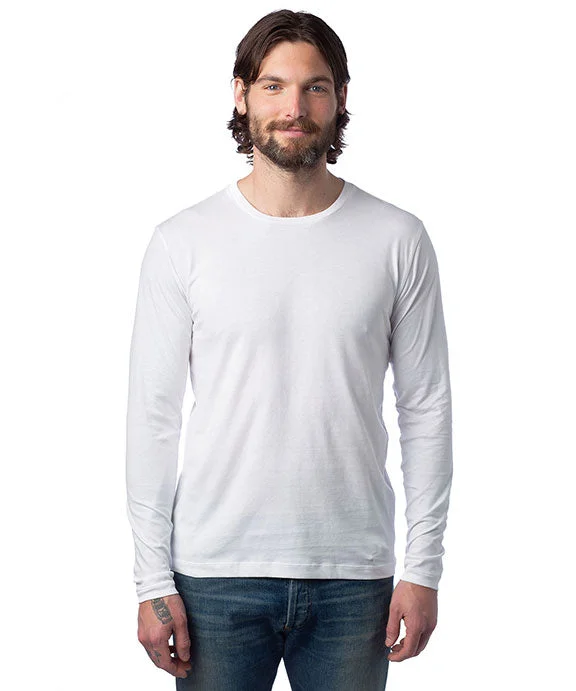 1170C1 - Alternative Unisex Cotton Long-Sleeve Go-To T-Shirt | White