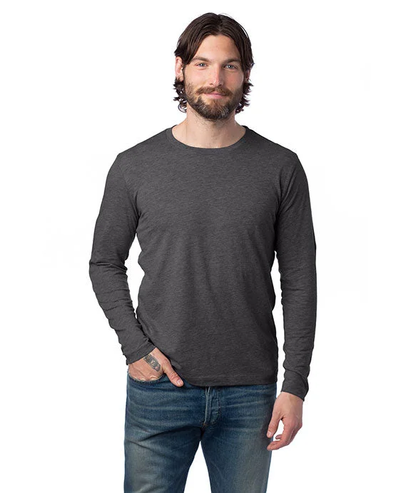 1170CV - Alternative Unisex Cotton/Poly Long-Sleeve Go-To T-Shirt | Dark Heather Grey