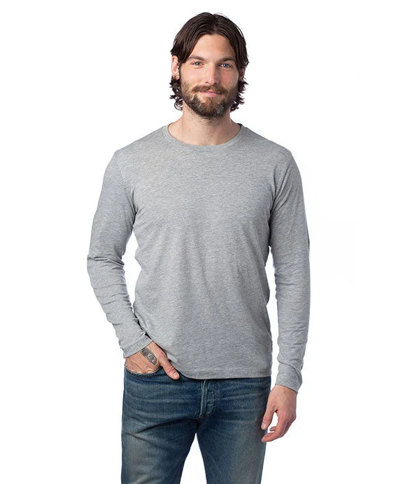 1170CV - Alternative Unisex Cotton/Poly Long-Sleeve Go-To T-Shirt | Heather Grey