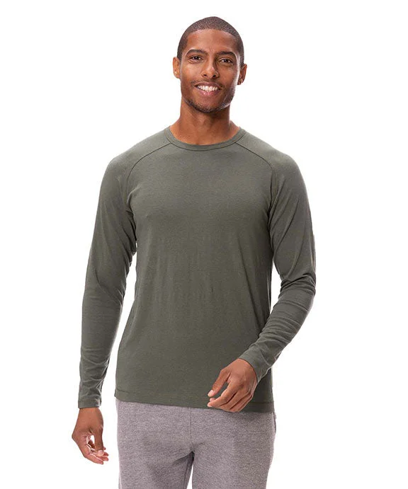 382LS - Threadfast Apparel Unisex Impact Long-Sleeve T-Shirt | Army