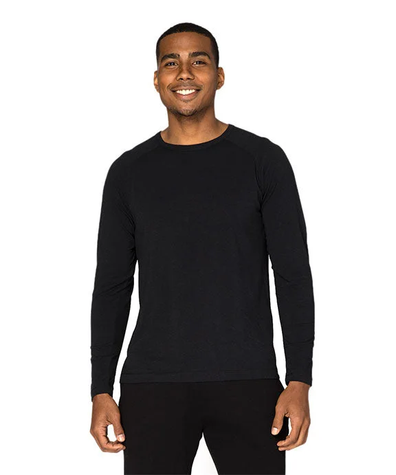 382LS - Threadfast Apparel Unisex Impact Long-Sleeve T-Shirt | Black