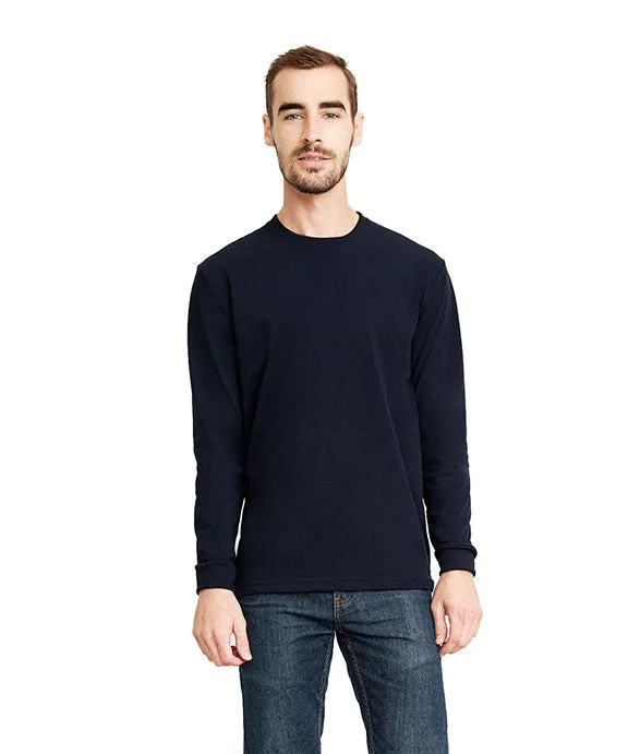 6411 - Next Level Unisex Sueded Long-Sleeve Crew | Midnight Navy