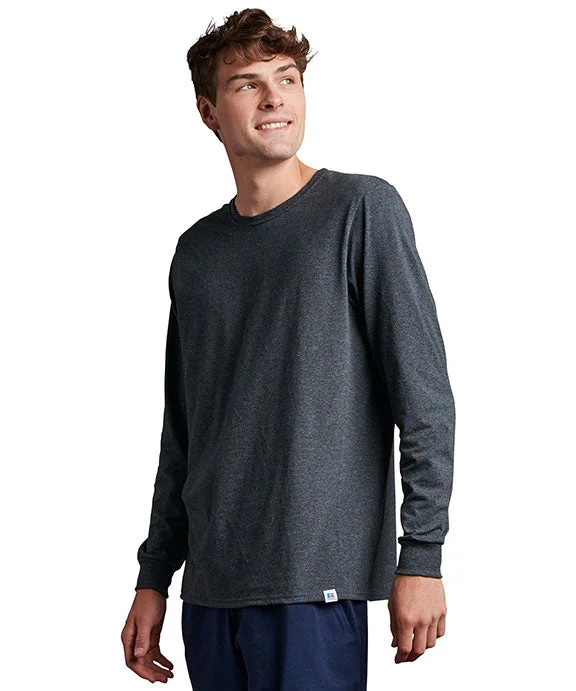 64LTTM - Russell Athletic Unisex Essential Performance Long-Sleeve T-Shirt | Black Heather