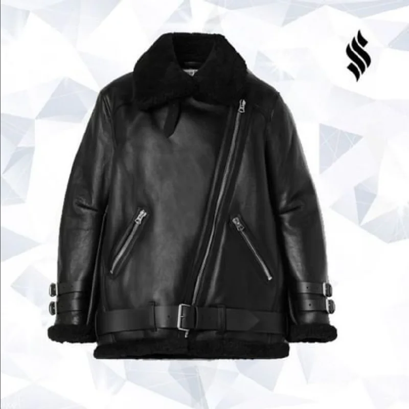 b3 shearling bomber jackeT