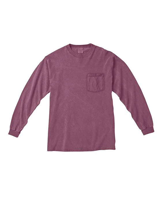 C4410 - Comfort Colors Adult Heavyweight RS Long-Sleeve Pocket T-Shirt | Berry