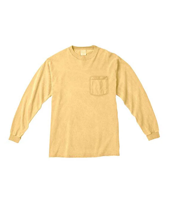 C4410 - Comfort Colors Adult Heavyweight RS Long-Sleeve Pocket T-Shirt | Butter