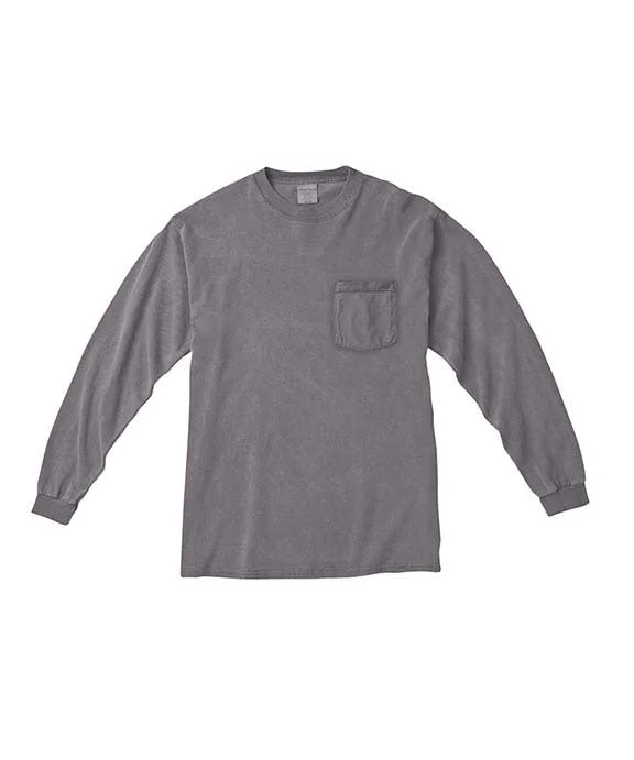 C4410 - Comfort Colors Adult Heavyweight RS Long-Sleeve Pocket T-Shirt | Graphite