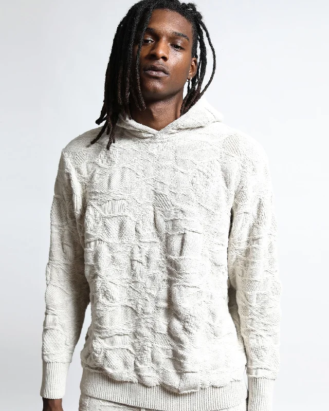 Crossover Netting Sweater Hoodie (FINAL SALE)