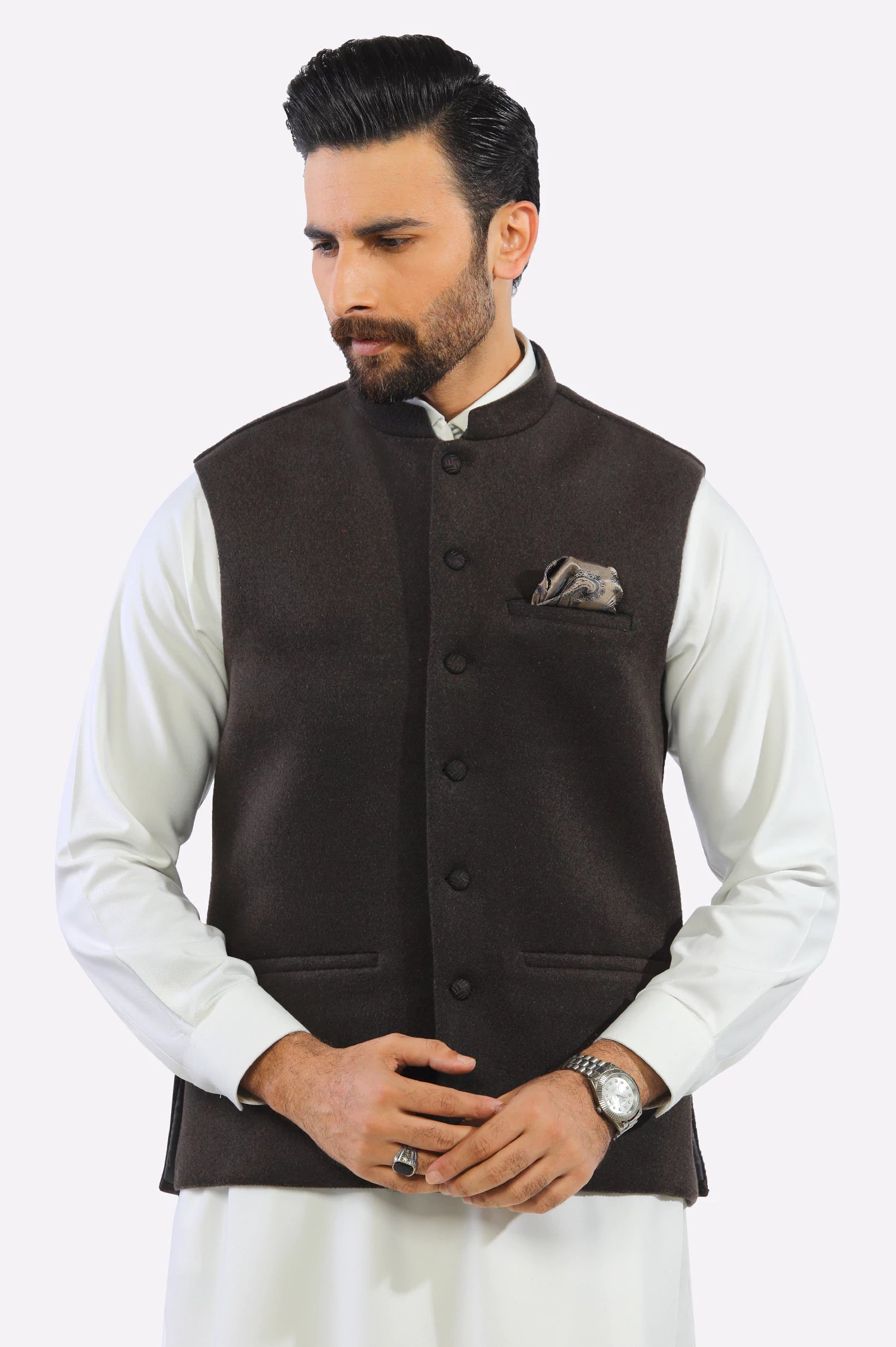 Dark Green Waistcoat