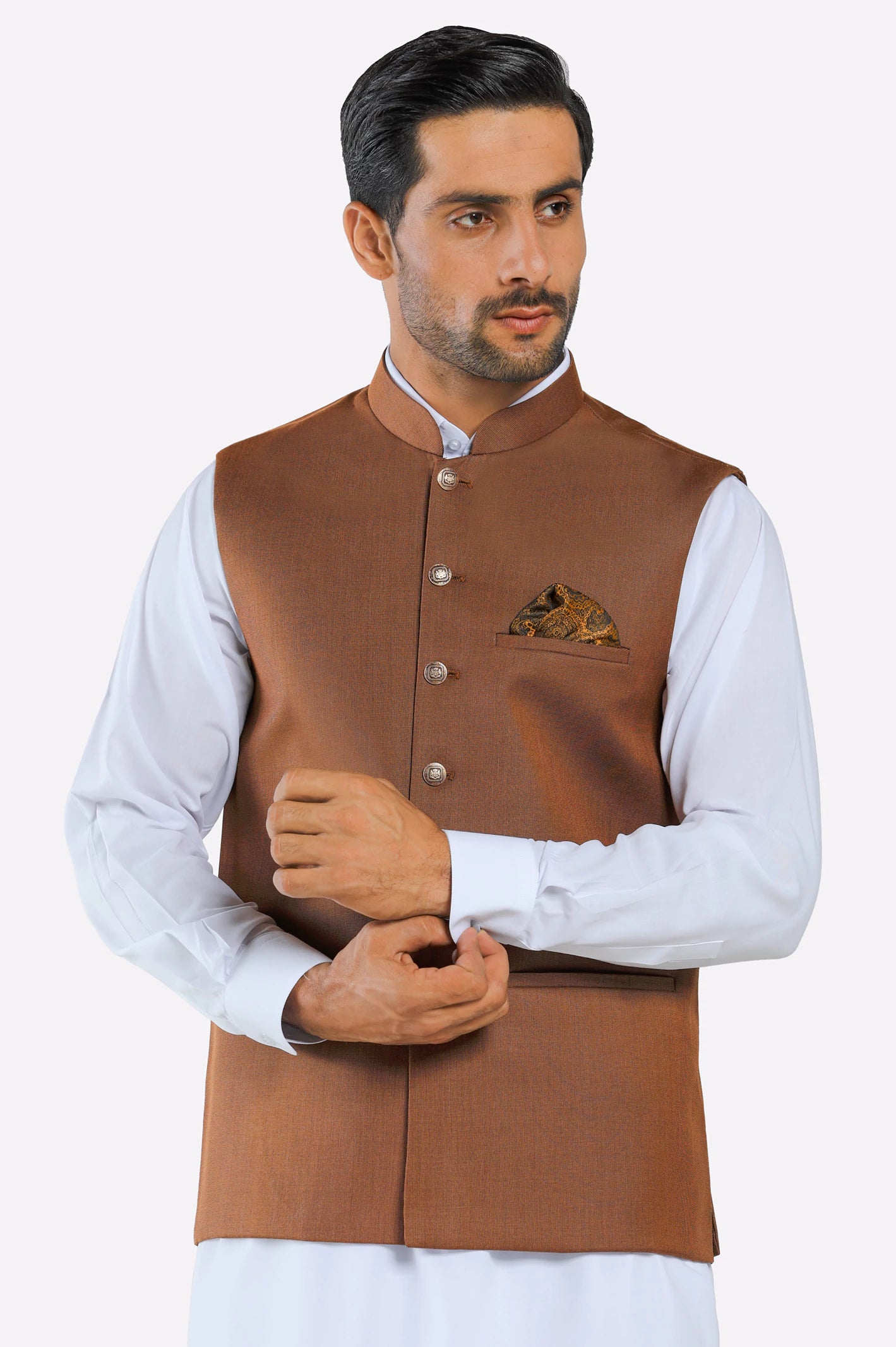 Coffee Brown Waistcoat