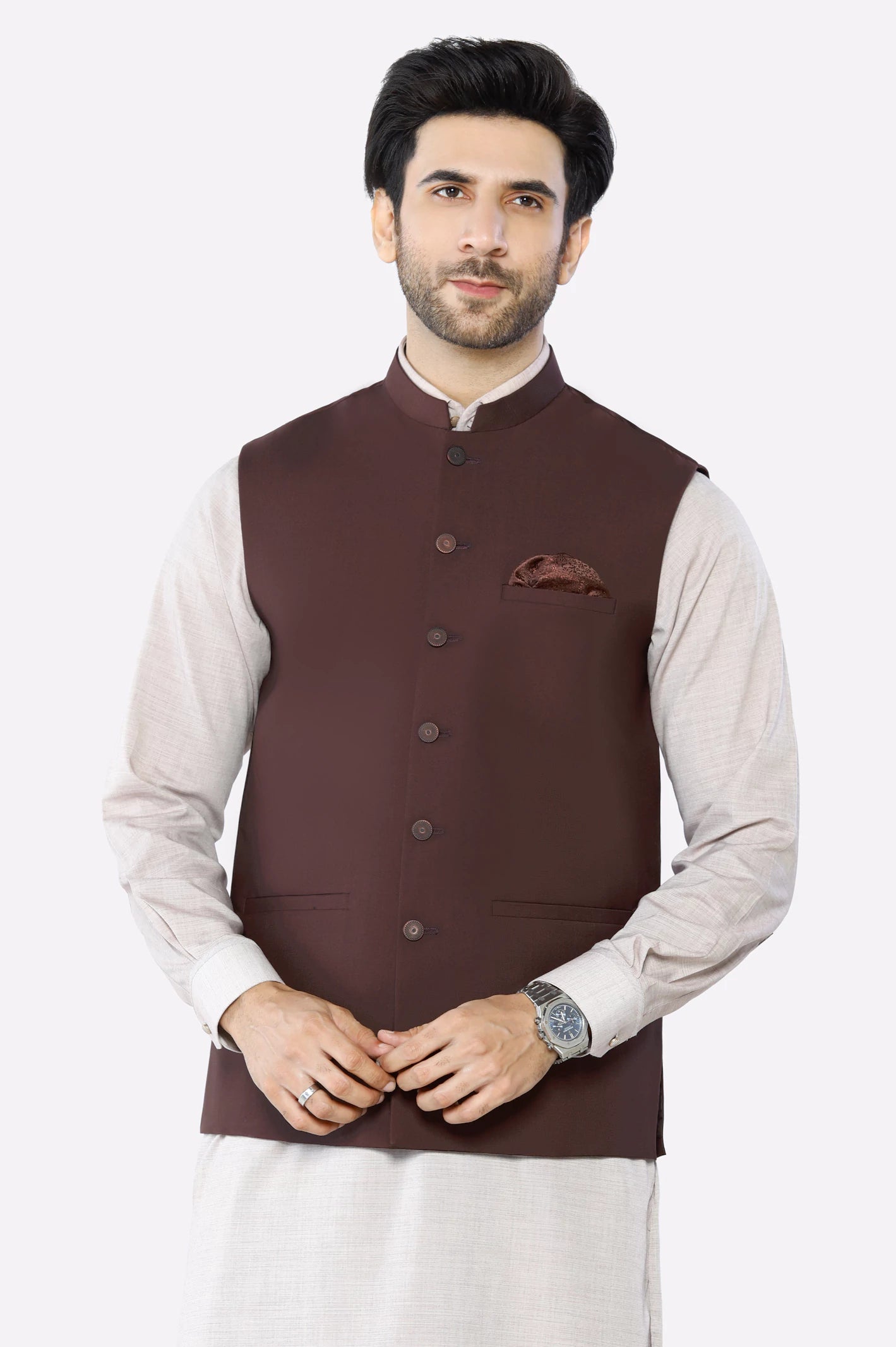 Maroon Waistcoat