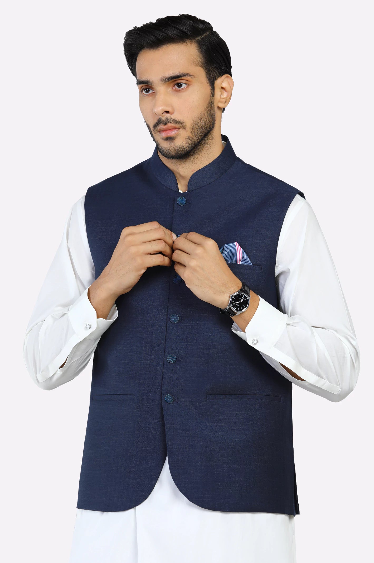 Dark Blue Waistcoat