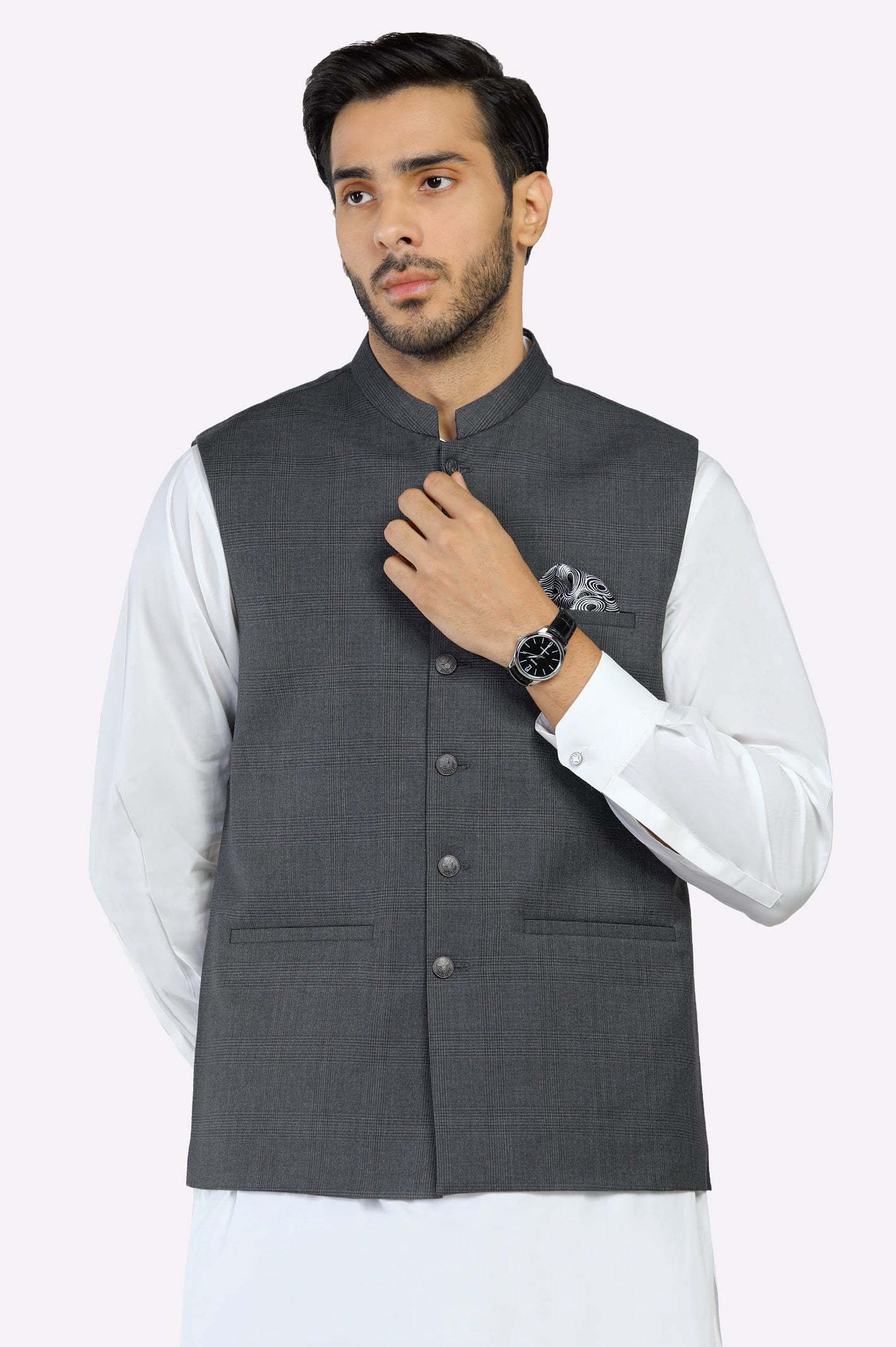 Dark Grey Waistcoat