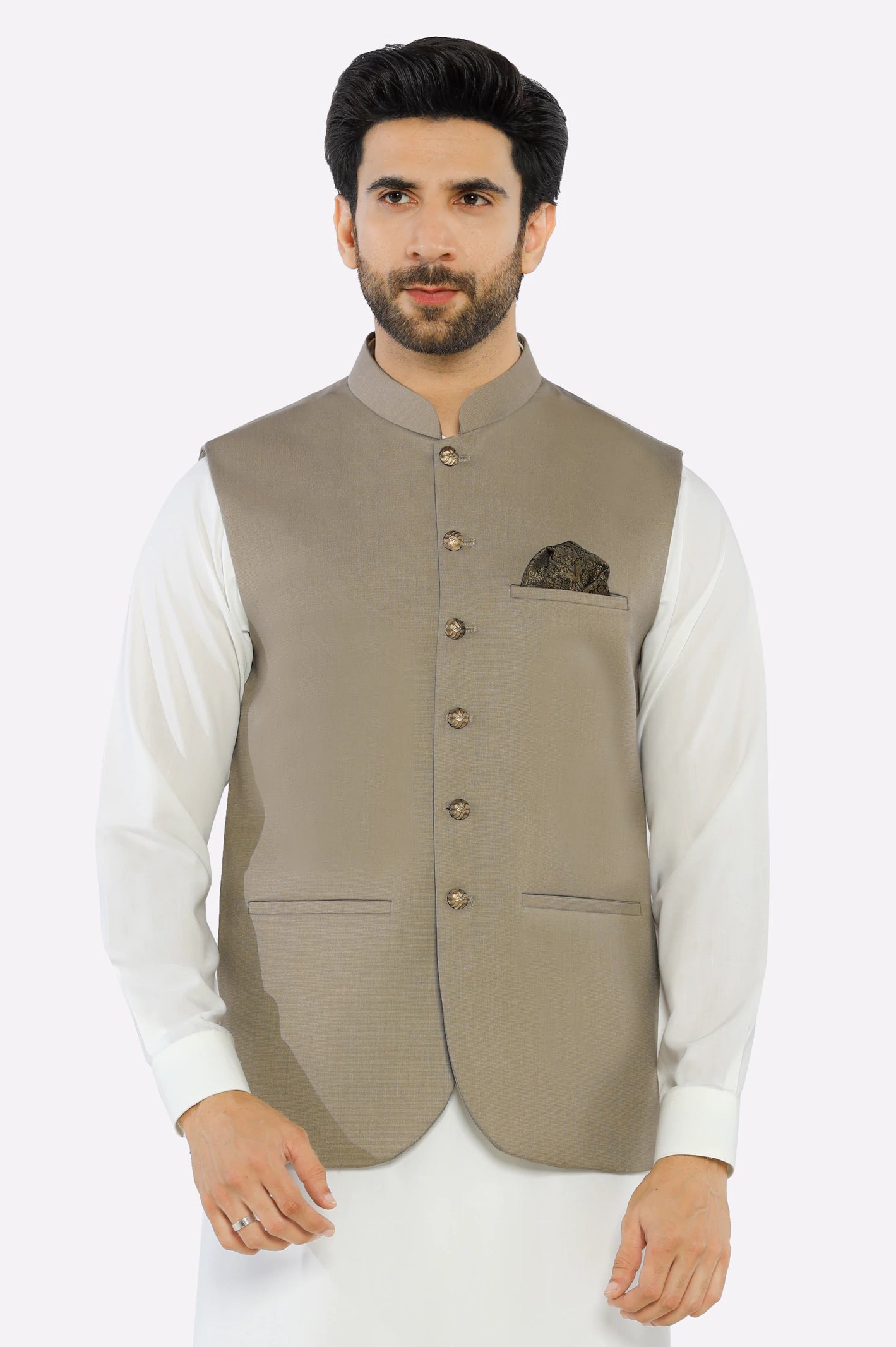 Beige Waistcoat