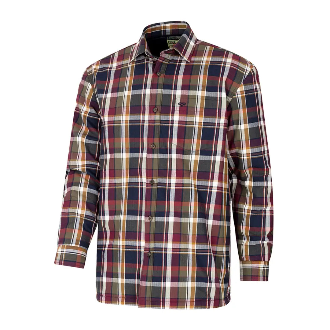 Hoggs of Fife Arran Micro Fleece Lined 100% Cotton Shirt